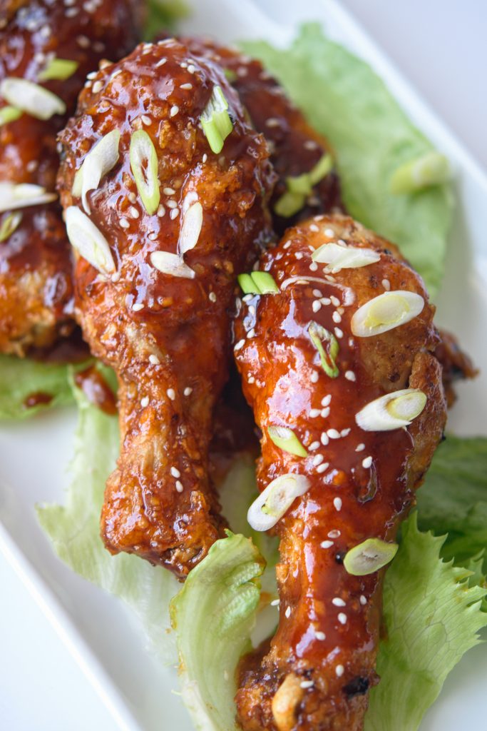 Dakgangjeong Korean Fried Chicken Kisses for Breakfast