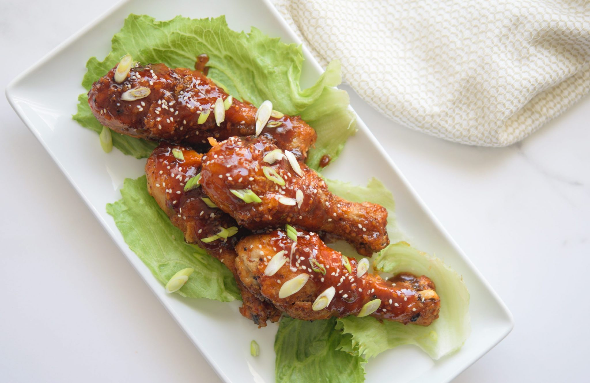 Dakgangjeong Korean Fried Chicken Kisses for Breakfast