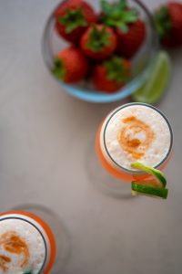 Strawberry Pisco Sour