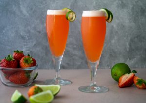 Strawberry Pisco Sour