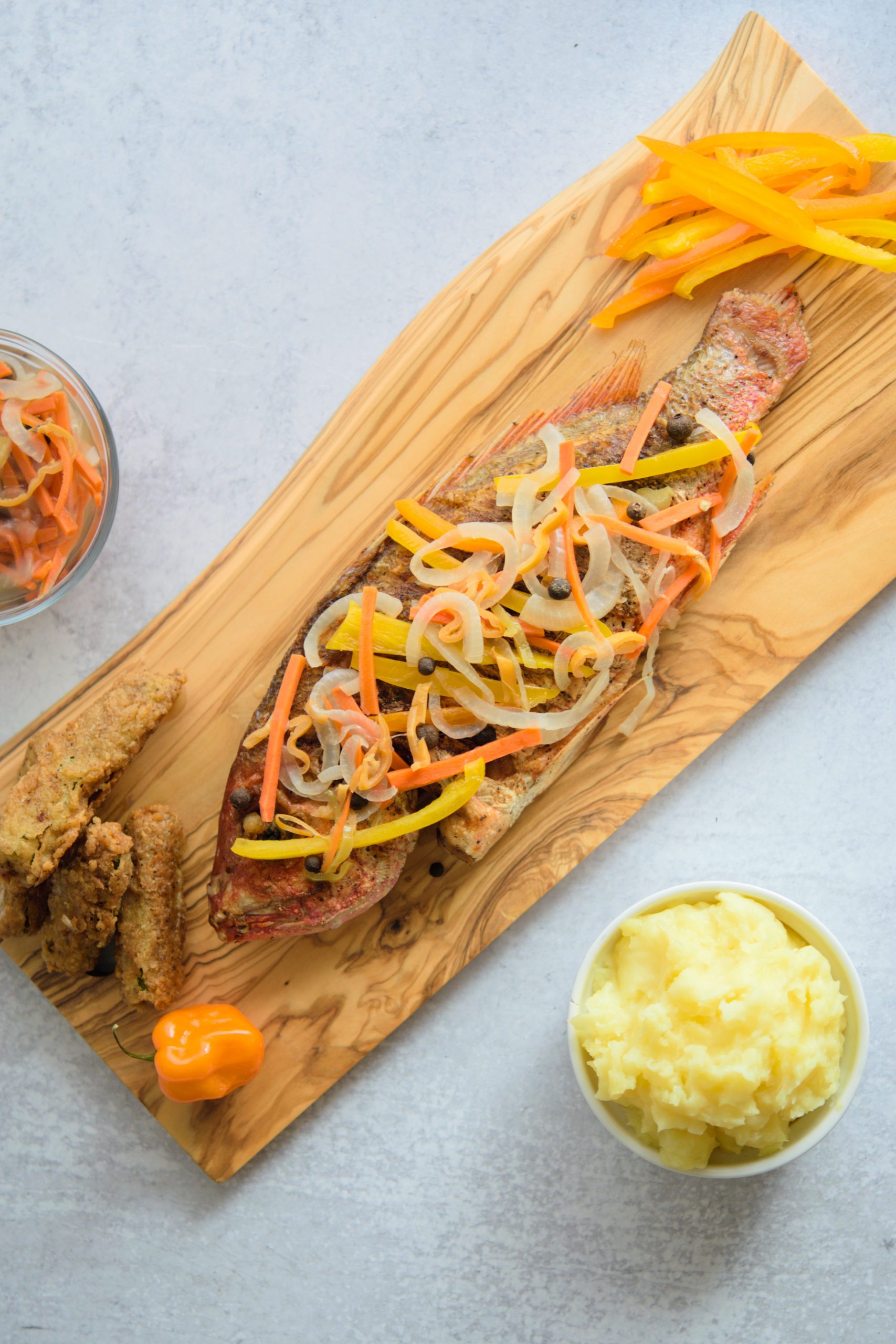 Jamaican Escoveitch (Escovitch) Fish Kisses for Breakfast