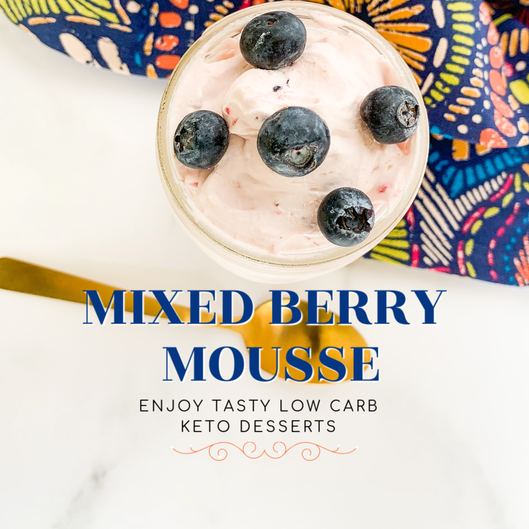 Delicious Keto Berry Mousse Kisses for Breakfast