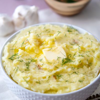 Garlic Mashed Potatoes with Dill