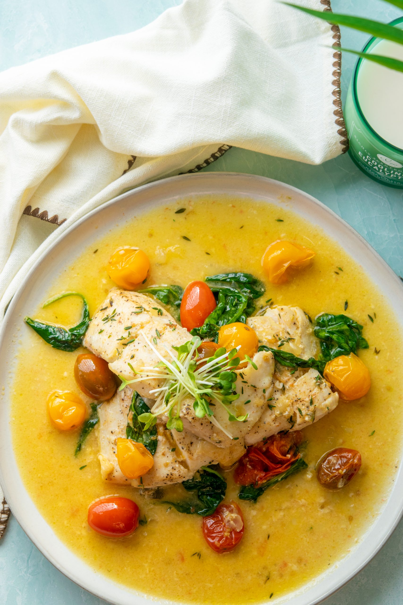 Seared Halibut in Curry Butter Sauce Recipe Kisses for Breakfast