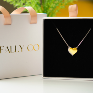 Fally Co Love Heart Gift Necklace For Her Amazon. Fally Co 925 Sterling Silver mother daughter necklace gift ideas for Women